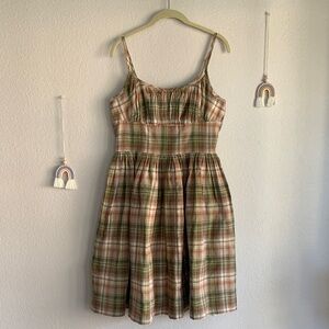 Hearts and Found Plaid Vintage Pinup Dress Etsy Handmade